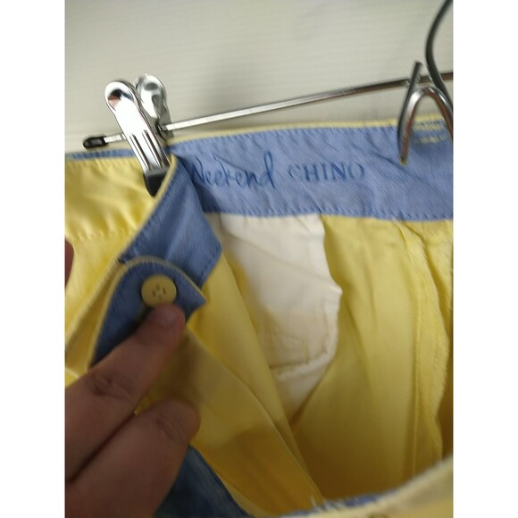 Talbots Woman 14W Pants Weekend Chino Yellow Straight Casual Vacation Travel... - Picture 8 of 11